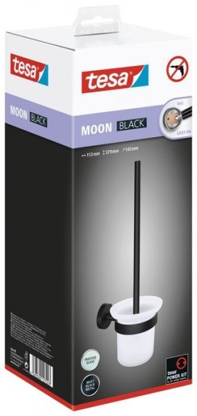 Moon BLACK WC štětka s držákem 40561