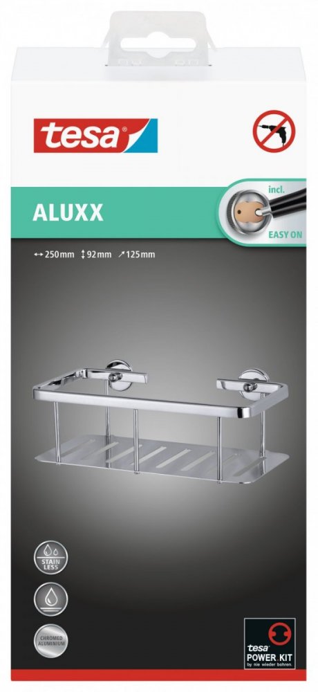 Aluxx Odkládací košík s plným dnem 40202, 92mm x 250mm x 125mm