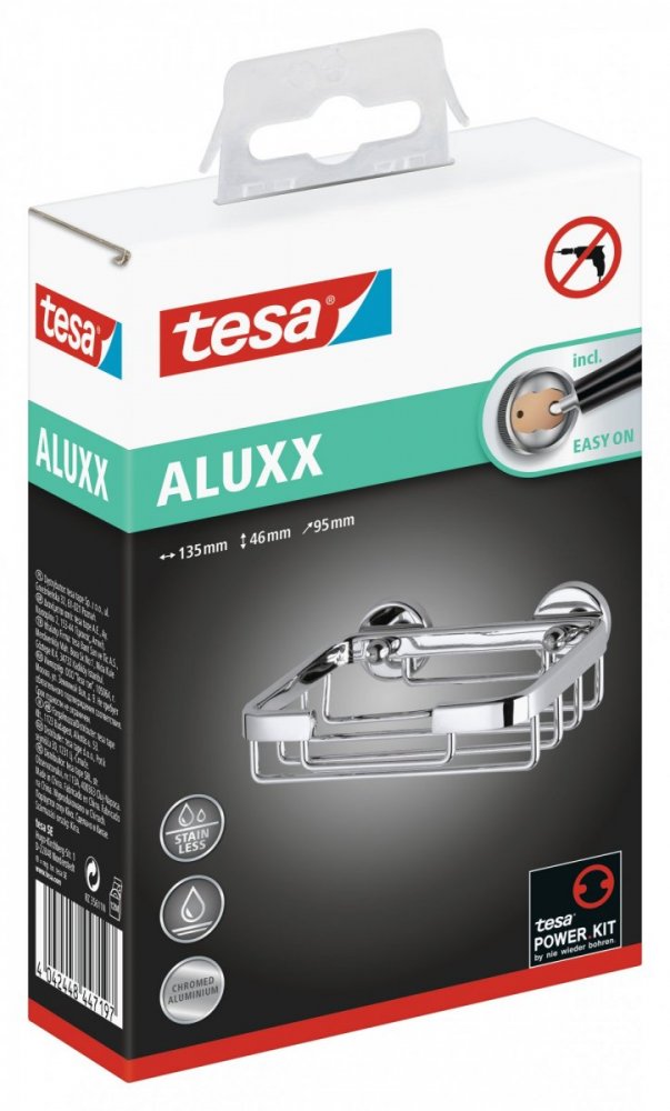 Aluxx Drátěná polička na mýdlo 40208, 46mm x 135mm x 95mm