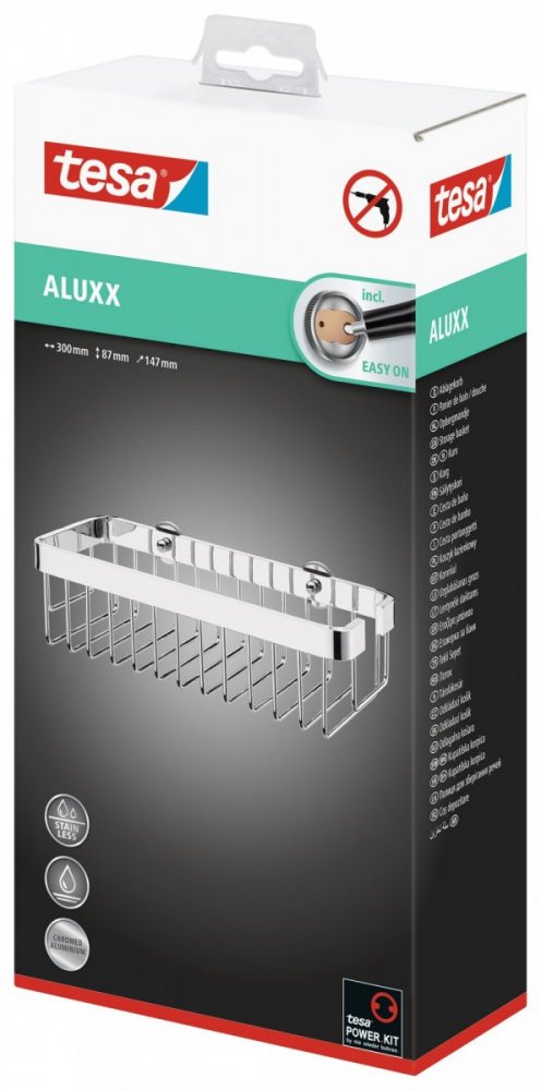 Aluxx Odkládací košík 40210, střední 87mm x 300mm x 147mm