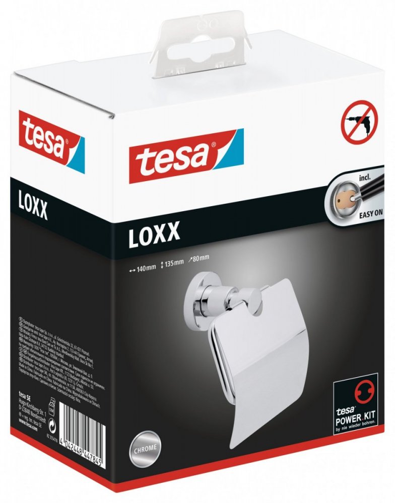 Loxx Držák toaletního papíru s krytem 40273, 135mm x 80mm x 140mm