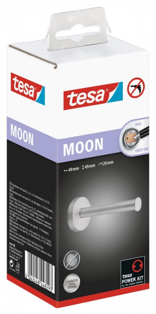 Moon Držák na náhradní role toaletního papíru 40313, 49mm x 120mm x 49mm