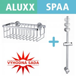 ALUXX a SPAA Sada do sprchy - košík a stěrka