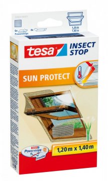 Síť proti hmyzu do střešního okna COMFORT, odráží sluneční paprsky, 1,3m x 1,5m